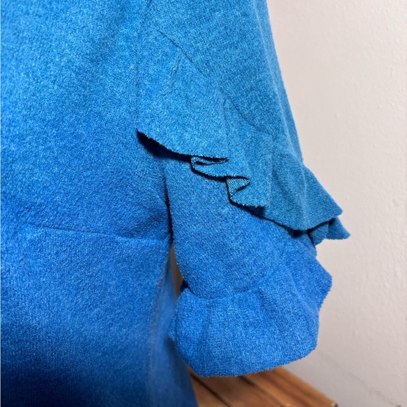 Pinkblush Ruffle Sleeve Maternity Sweater Dress - Picture 3 of 10